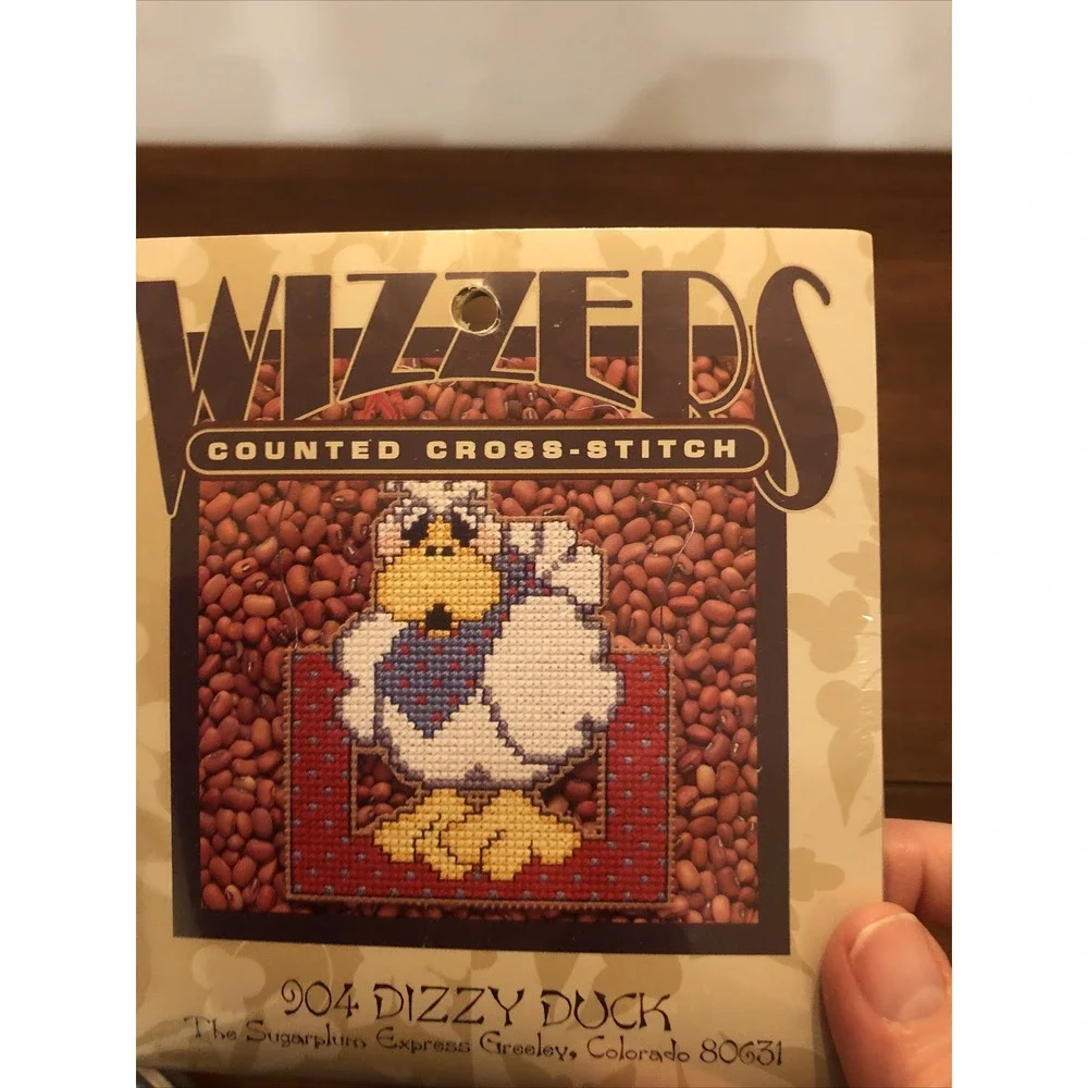 Cross-Stitch Wizzers 911 Camilla Crow-915 Scarecrow-904 Duck Lot of 3 Kits NEW